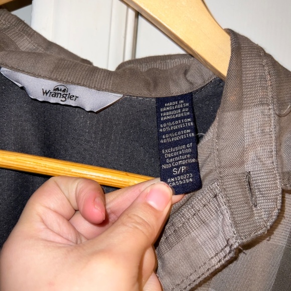 Grey Checkered Button Up - Picture 2 of 3